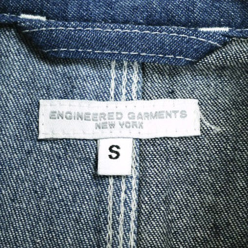 エンジニアードガーメンツ Logger Jacket Washed 8oz Denim ジャケット