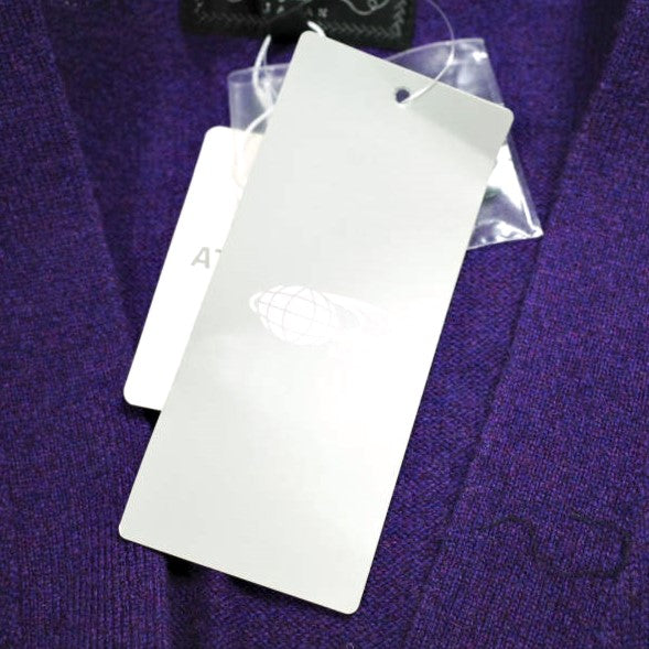 ビームスプラス Button Knit Vest Solid ウールニットベスト