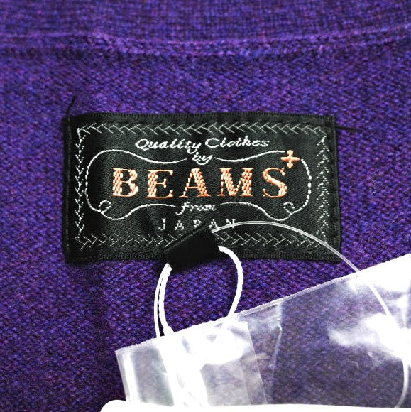 ビームスプラス Button Knit Vest Solid ウールニットベスト