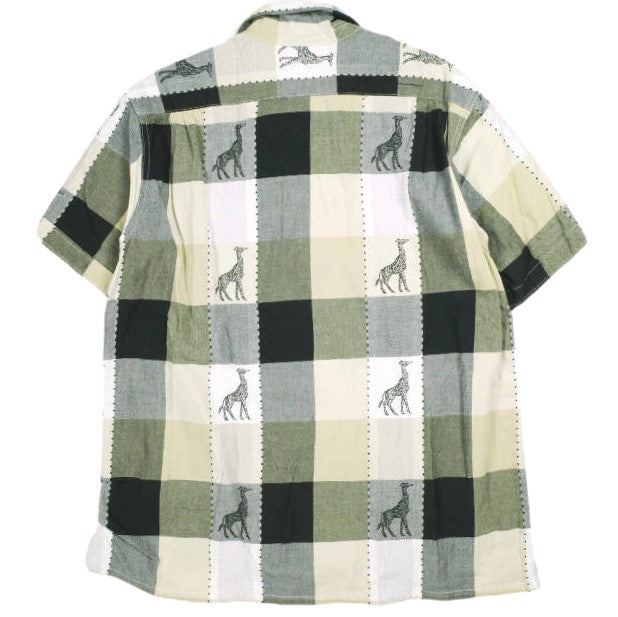 エンジニアードガーメンツ Camp Shirt コットンジラフジャガード シャツ コットン