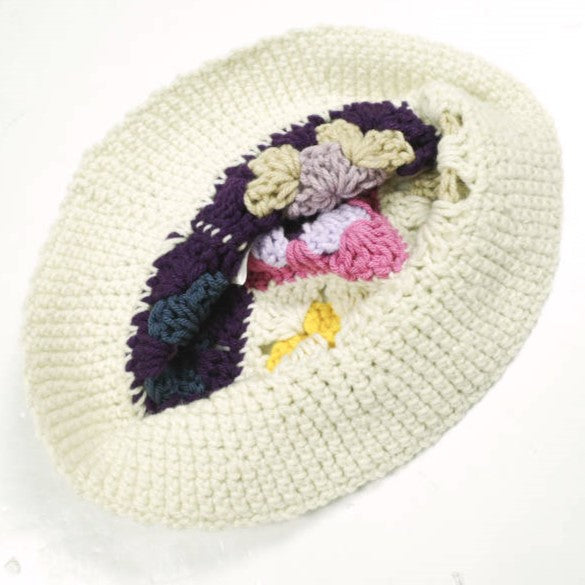 G.B CALIFORNIA FLOWER BUCKET HAT ニットバケットハット