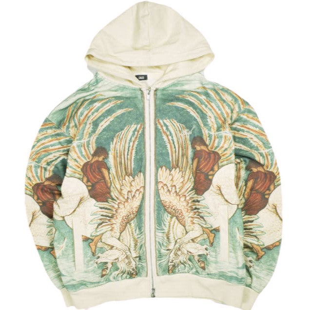 キスニューヨークシティ Pegasus Nelson Zip Up Hoodie コットン パーカー