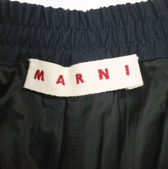 マルニ Wool Tropical 1 Pleat トラウザーズ