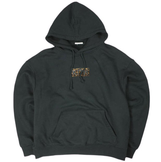キスニューヨークシティ Classic Logo Leopard Applique コットンパーカー