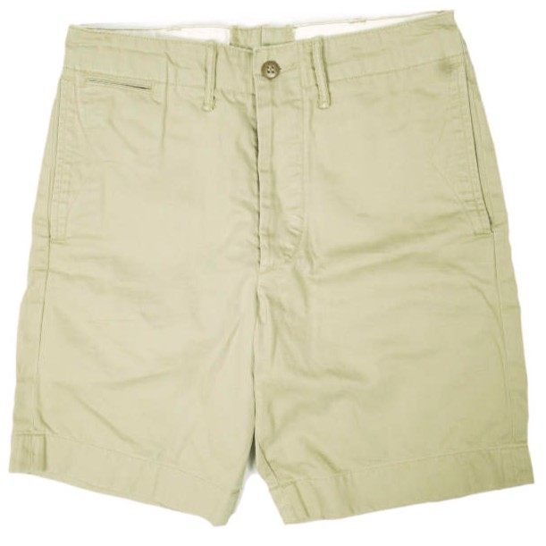ラルフローレンRRL OFFICERS CHINO SHORTS コットンショーツ