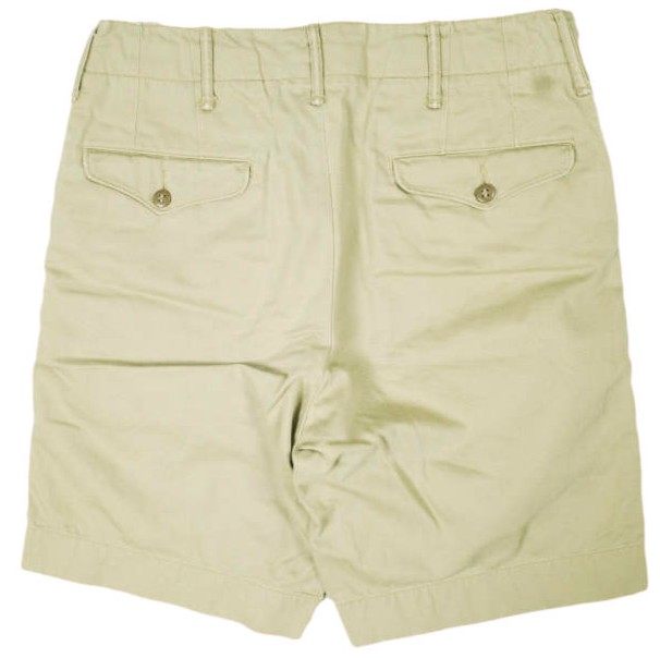 ラルフローレンRRL OFFICERS CHINO SHORTS コットンショーツ
