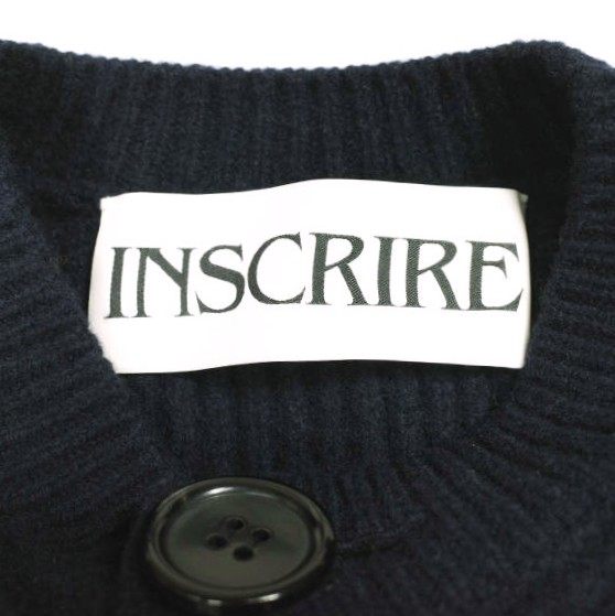 アンスクリア Cropped cardigan ウールカーディガン