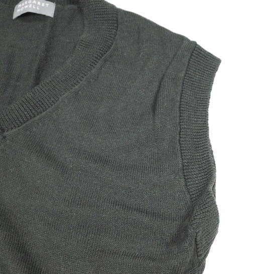 マーガレットハウエル LINEN COTTON SILK ニットベスト
