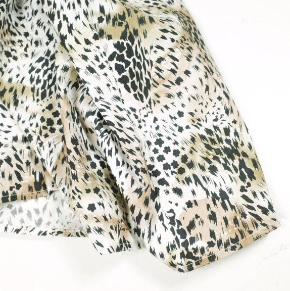 シーニューヨーク Leopard Dress コットンワンピース