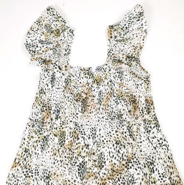 シーニューヨーク Leopard Dress コットンワンピース