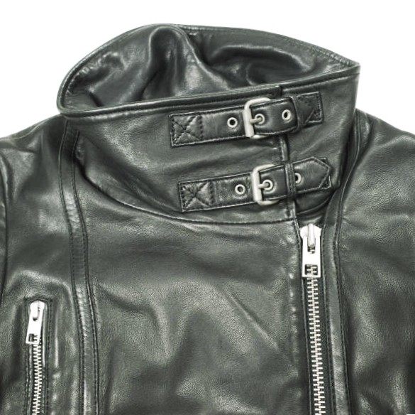 オールセインツ BALES BIKER ラムレザージャケット