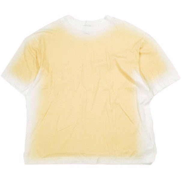 ジージージーグッドピープルグッドステッチンググッドプロダクト フェードプリント コットン 半袖Tシャツ
