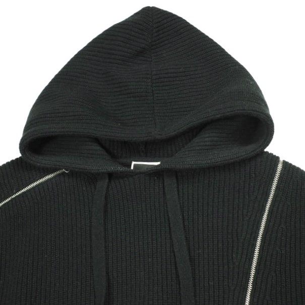 キスニューヨークシティ Juni Zipper Sweater Hoodie ニットパーカー