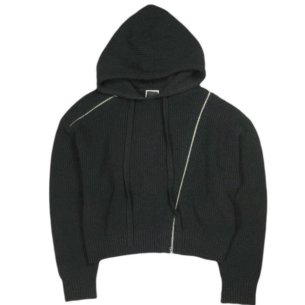 キスニューヨークシティ Juni Zipper Sweater Hoodie ニットパーカー