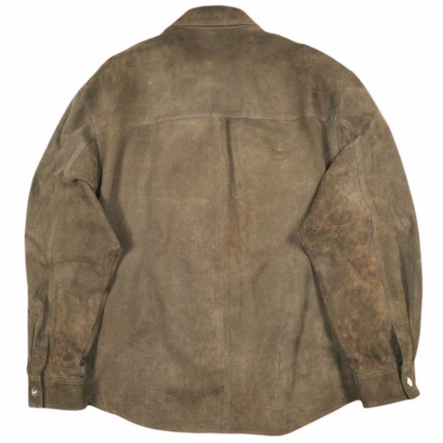 キスニューヨークシティ Suede Apollo Shirt ラムスエードシャツジャケット