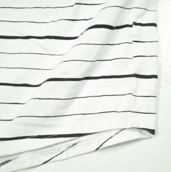 ストライプフォークリエイティブ SUPER BIG MIX SIDE STRIPES LS TEE コットン長袖トップス