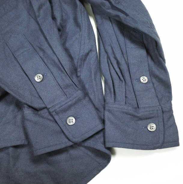 un/unbient REGULAR COLLAR SHIRTS ウールフランネルシャツ