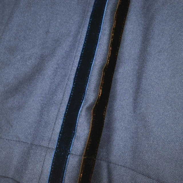アンun/unbient EASY TROUSERS BOOTS Super140sウールフランネルトラウザーズ