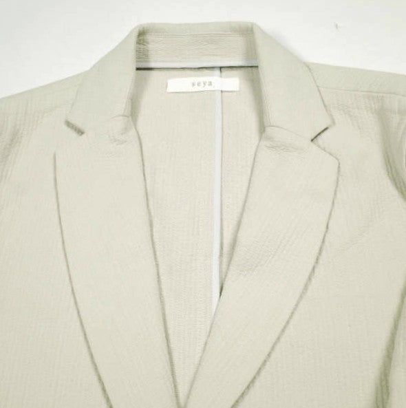 セヤ SUMMER BLAZER SASHIKO TRIPLE COTTON テーラードジャケット