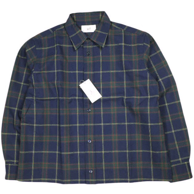 well HEMMING SHIRT ウールシャツ