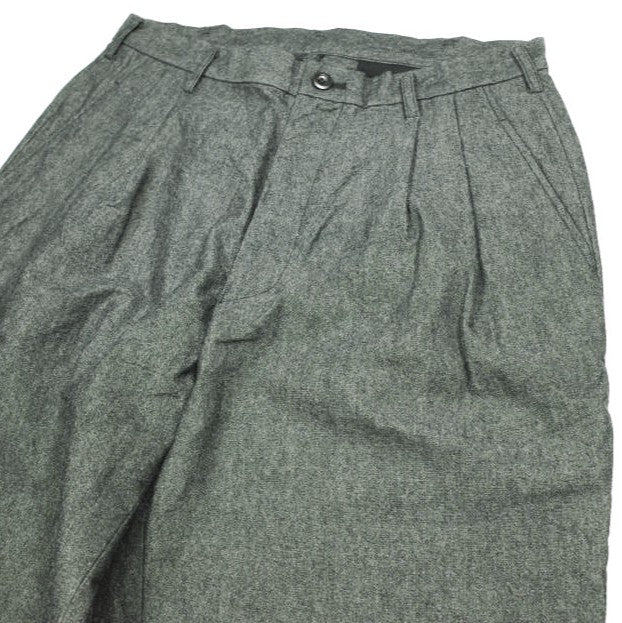 アン2TUCK TROUSERS コットンウールパンツ