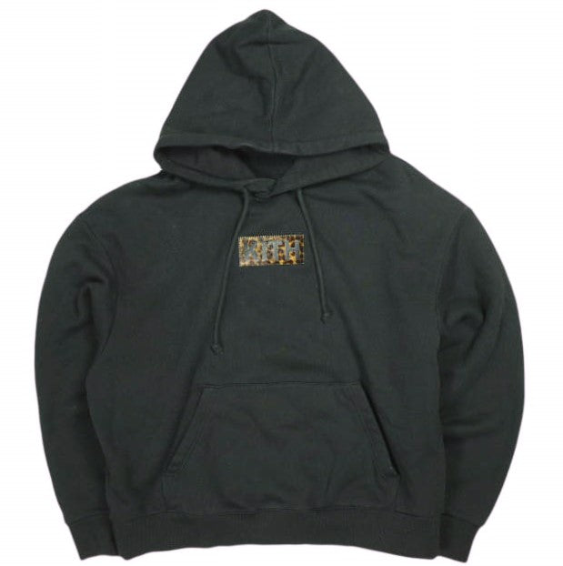 キスニューヨークシティ Classic Logo Leopard Applique コットンパーカー