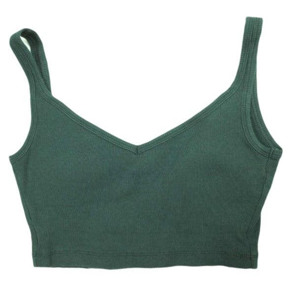 エイチビューティーアンドユース COTTON RIB BRA TOP コットンブラトップ