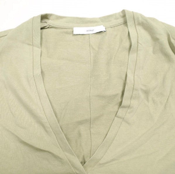 アストラット コットンVネックTシャツ