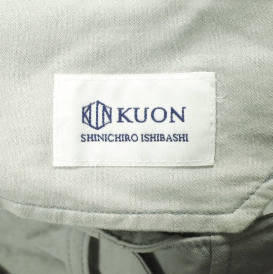 KUON 天然染めナイロンテーパードパンツ
