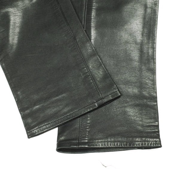 ノンネイティブ DWELLER 5P JEANS カウレザーパンツ