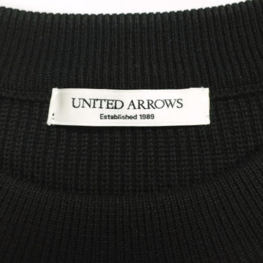 ユナイテッドアローズ UASB コットンアクリルクルーネックニット