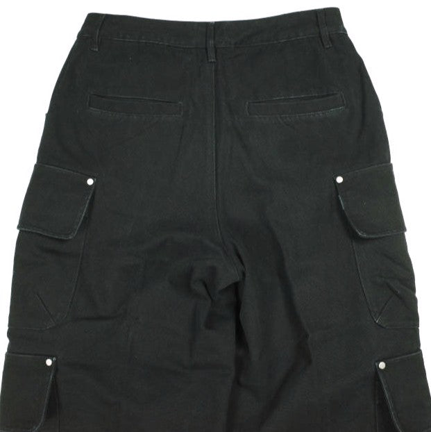 ダンケシェーン DUCK FLARE BAGGY CARGO PANTS コットンパンツ