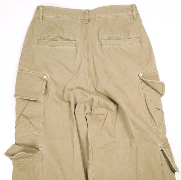 ダンケシェーン ダックフレアバギーコットンカーゴパンツ