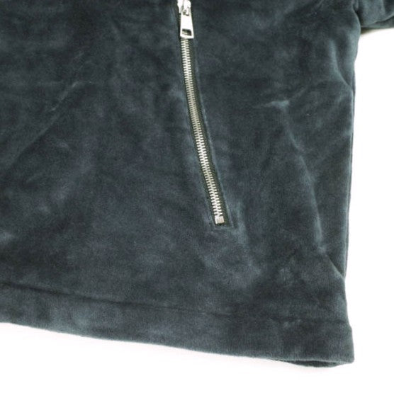 ダンケシェーン W-FACE VELOUR HALF ZIP STAND コットンスウェット
