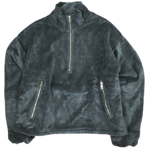 ダンケシェーン W-FACE VELOUR HALF ZIP STAND コットンスウェット