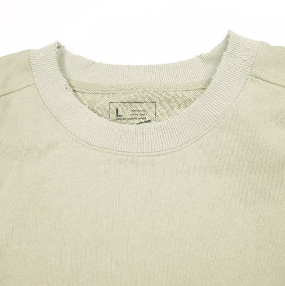 ダンケシェーン CUT FRINGE SWEAT CREWNECK コットン スウェット