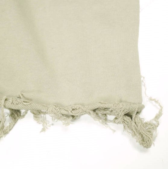 ダンケシェーン CUT FRINGE SWEAT CREWNECK コットン スウェット