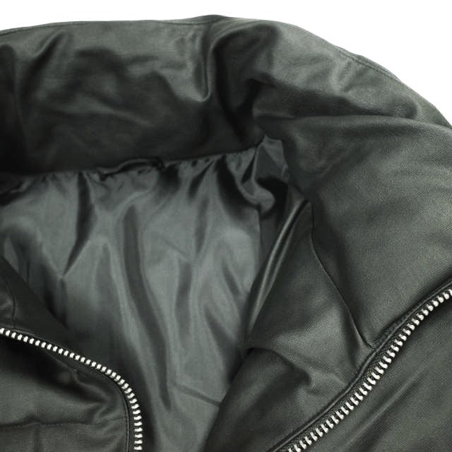 ダンケシェーン COATING SHORT BLOUSON フェイクレザー ジャケット