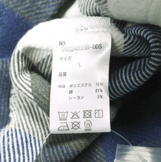 ダンケシェーン FLANNEL DAMAGE SHIRTS BLOCK フランネルシャツ