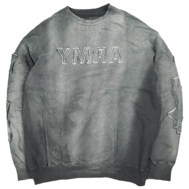 ダンケシェーン SPRAYED CREW NECK SWEAT コットンスウェット
