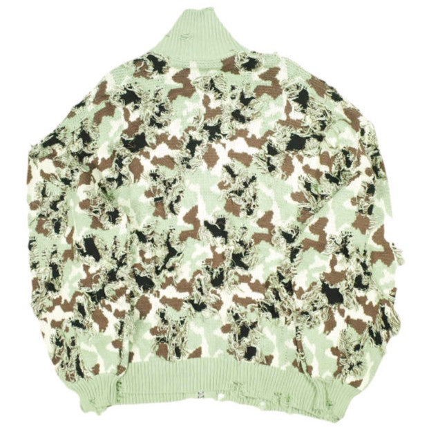 ダンケシェーン CAMO KNIT DRIVERS ジャケット