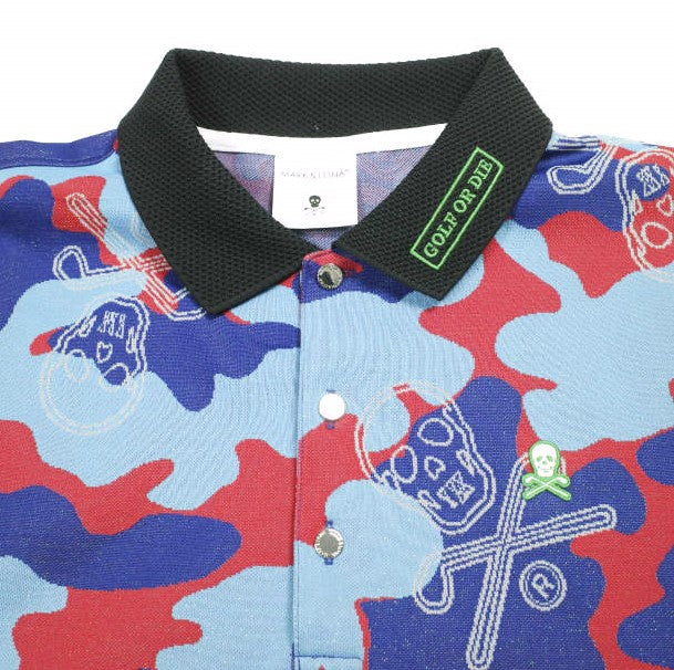 マークアンドロナ Affection Polo ゴルフトップス