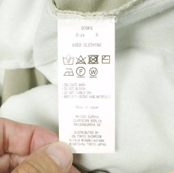 メゾンエウレカ VINTAGE REWORK CHINOS コットンパンツ