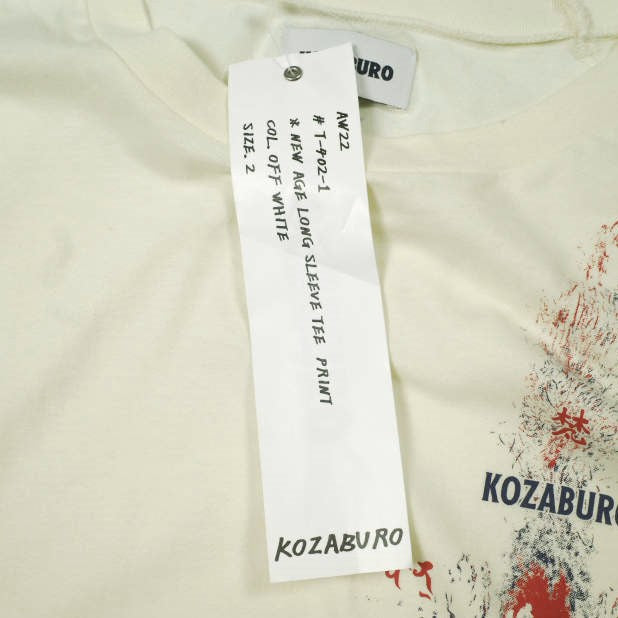 コウザブロウ NEW AGE ロングスリーブ コットンTシャツ