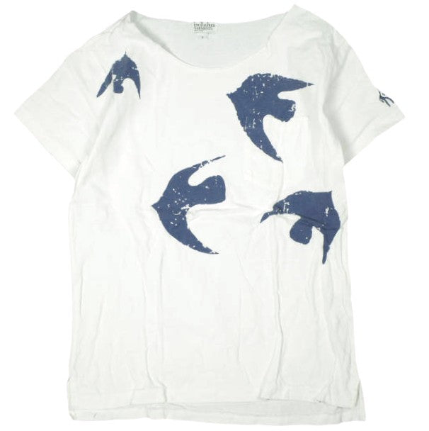 エフダブリューケーエンジニアードガーメンツ Printed Cut Off Neck コットントップス
