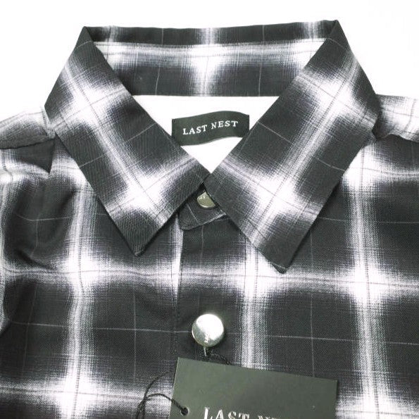 ラストネスト Printed Flannel ポリエステルシャツ