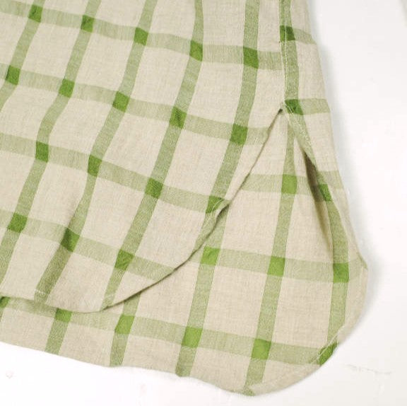 アーニーパロ BAND COLLOR P/O SHIRT コットンキュプラシャツ