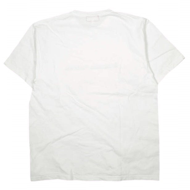 BOKU HA TANOSII ロゴ刺繍コットンTシャツ