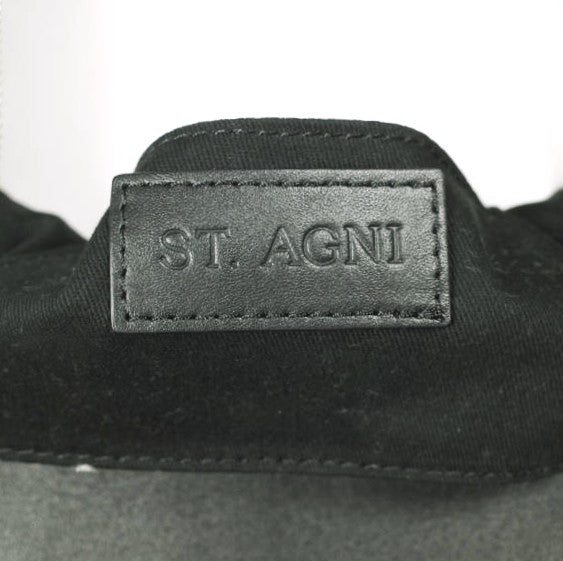 セントアグニ The Zip Detail Mini Bag カーフレザートートバッグ