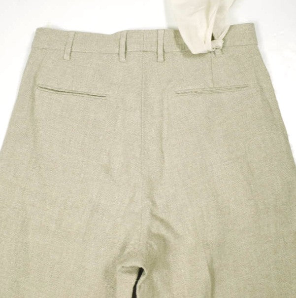 ミドリカワ リネンクロップドキュロットパンツ